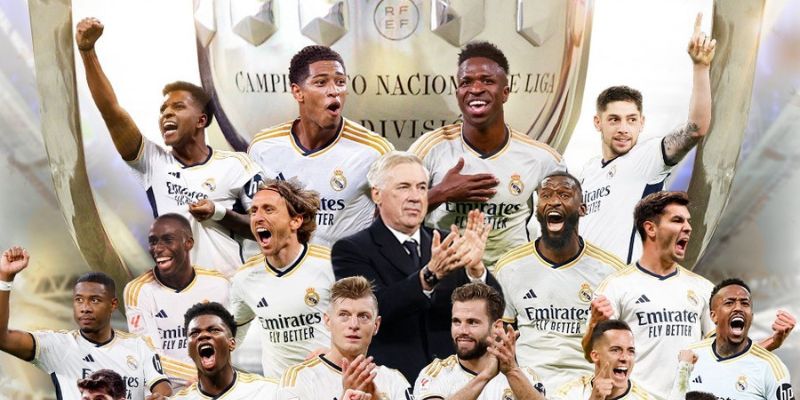 Real Madrid giành chức vô địch La Liga 2023/24 