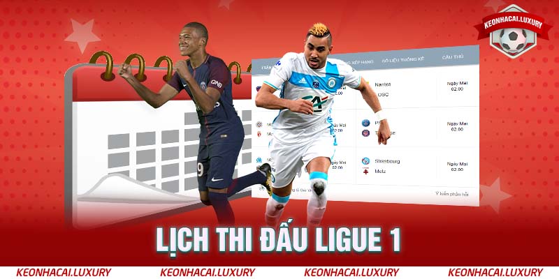 Lịch Thi Đấu Ligue 1